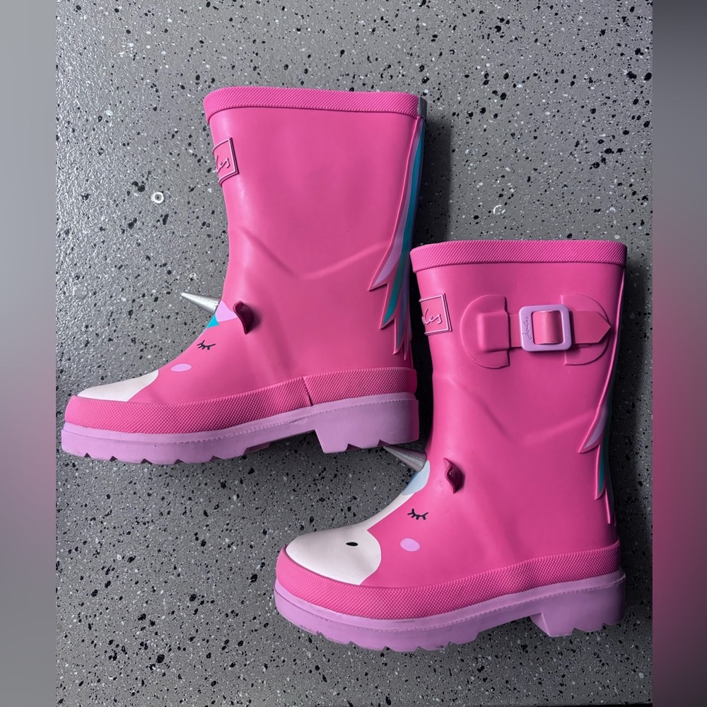 Pink Unicorn Rain Boots